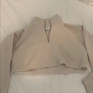 Aritzia cropped sweatshirt